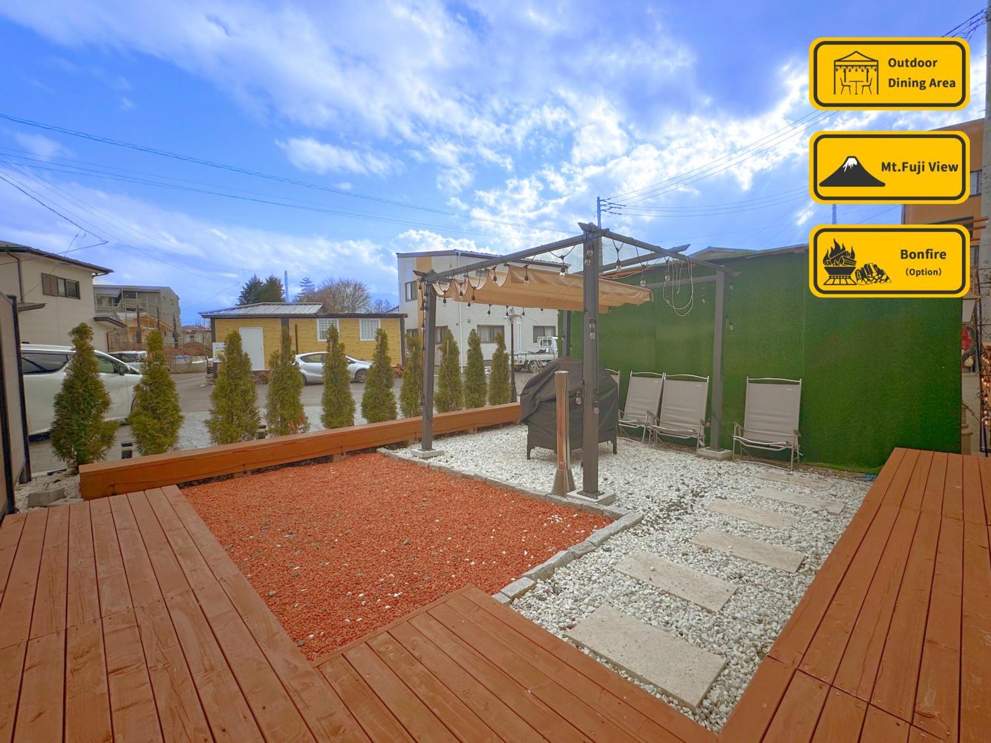 ヴィラ山間堂premier Garden Villa Bbq Bonfire Fuji View Annovillas Sankando Fujikawaguchiko Ngoại thất bức ảnh
